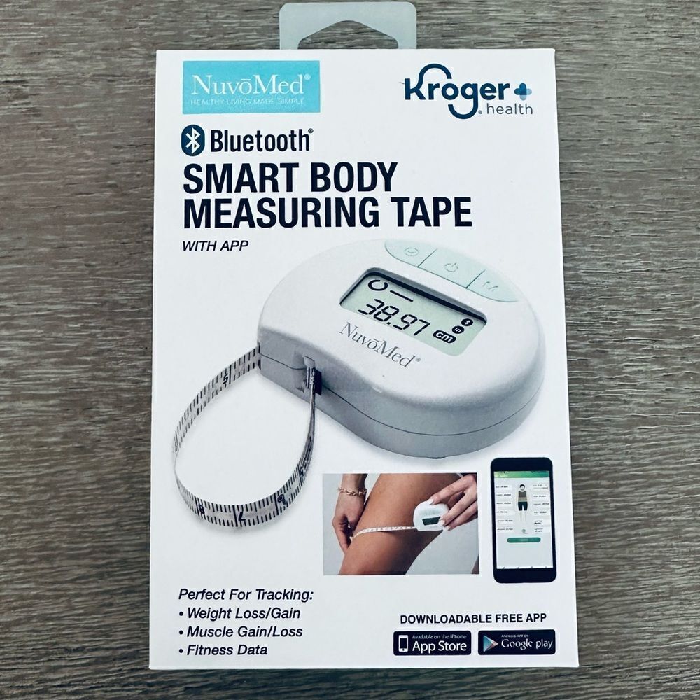 NuvoMed Smart Body Measuring Tape Bluetooth Fitness Health Tracker
